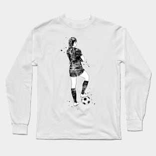 Female Soccer Player Long Sleeve T-Shirt